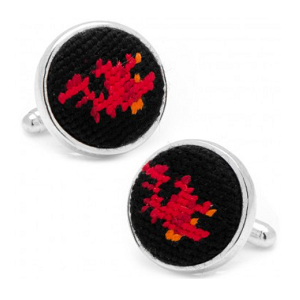 University of South Carolina Needlepoint Cufflinks